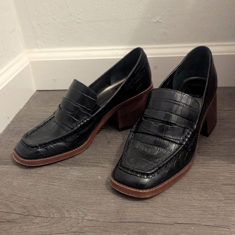 Dolce Vita size 8 2" block heeled loafer